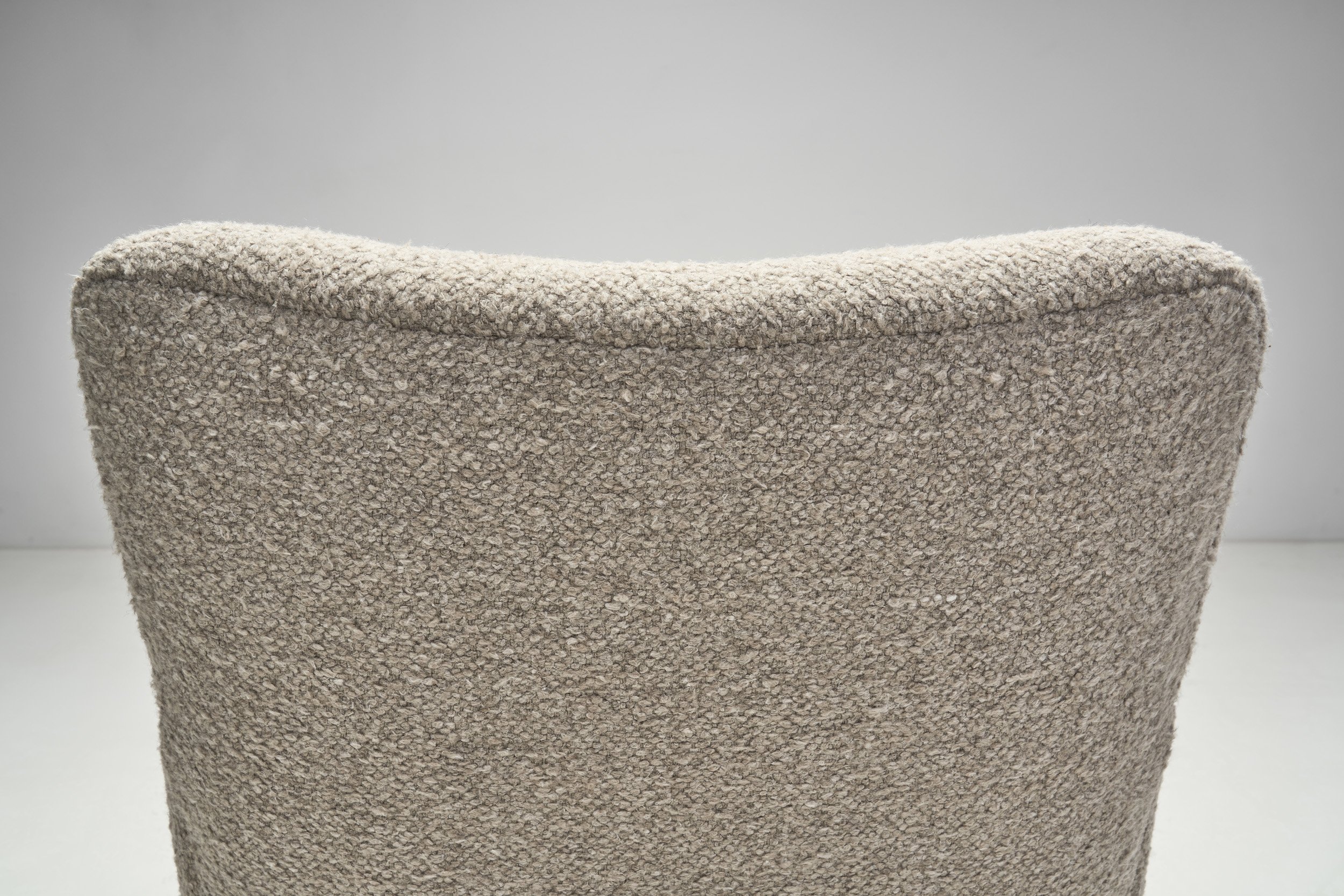 Danish Cabinetmaker Upholstered Easy Chair with Beech Legs ...